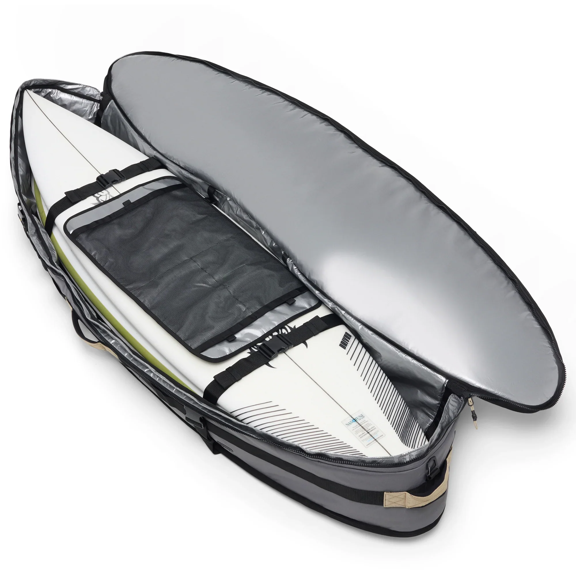 Regulator Triple Surfboard Bag - Castlerock/Stone - Image 5